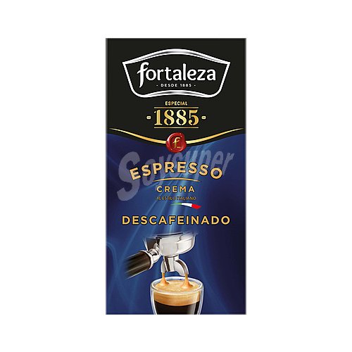 Fortaleza Café molido espresso descafeinado fortaleza