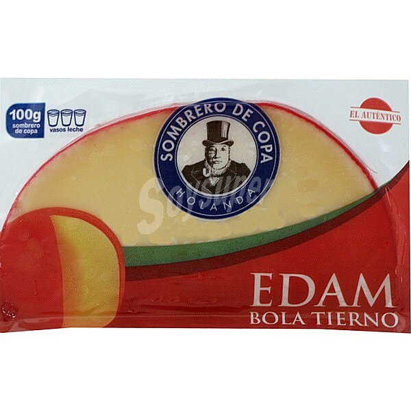 Queso bola tierno cuña edam tierno