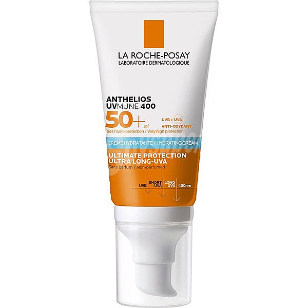 Anthelios Ultra crema facial solar SPF 50+ sin perfume