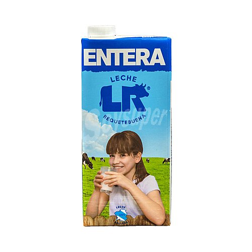 L.R. Leche de vaca entera L.R