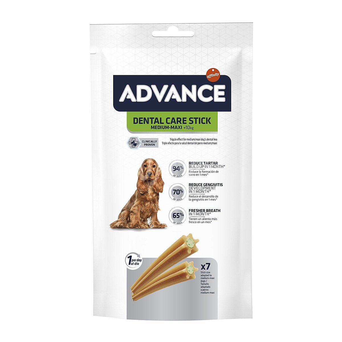 Advance Dental Care stick dental para perros adultos grandes y medianos