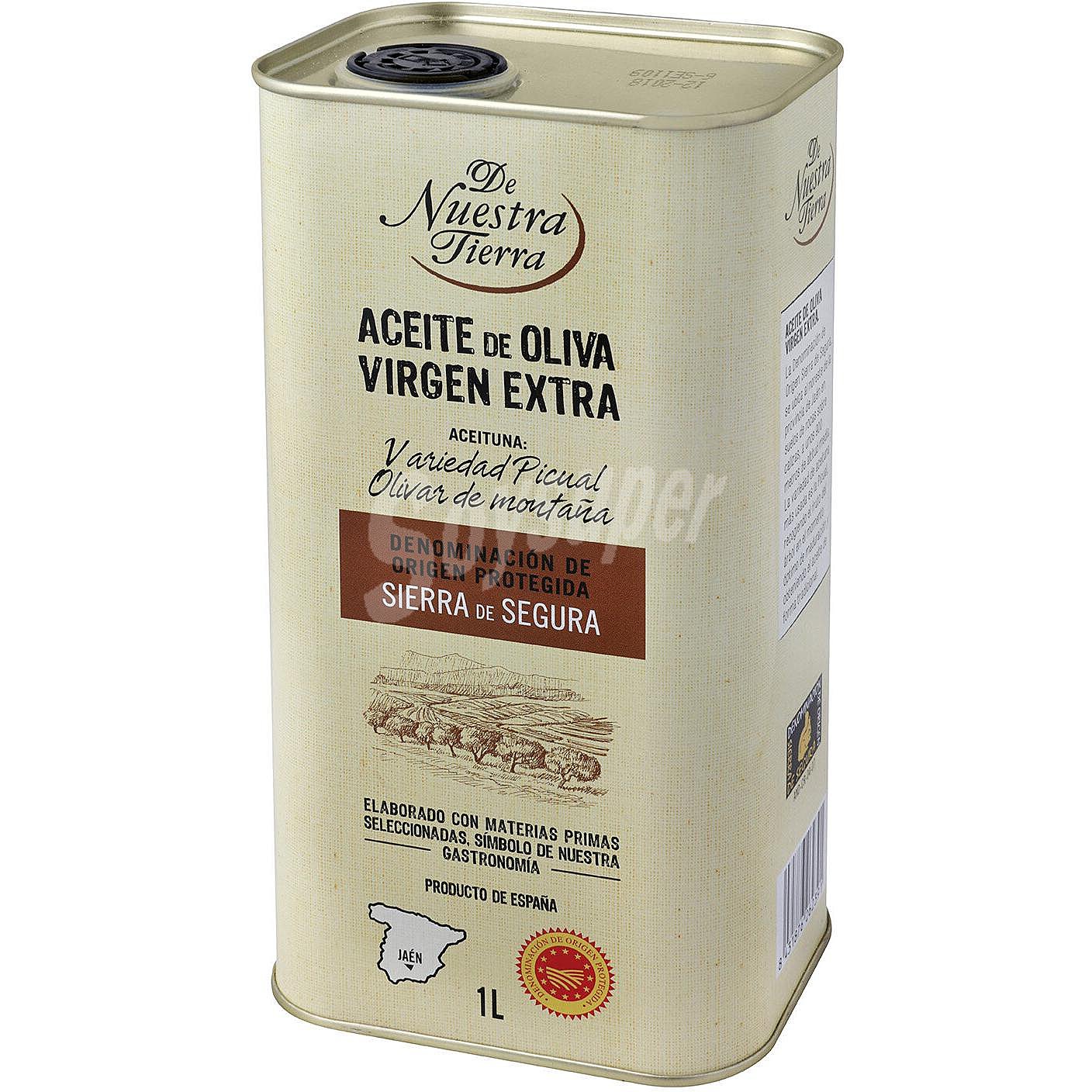 Aceite de oliva virgen extra De Nuestra Tierra