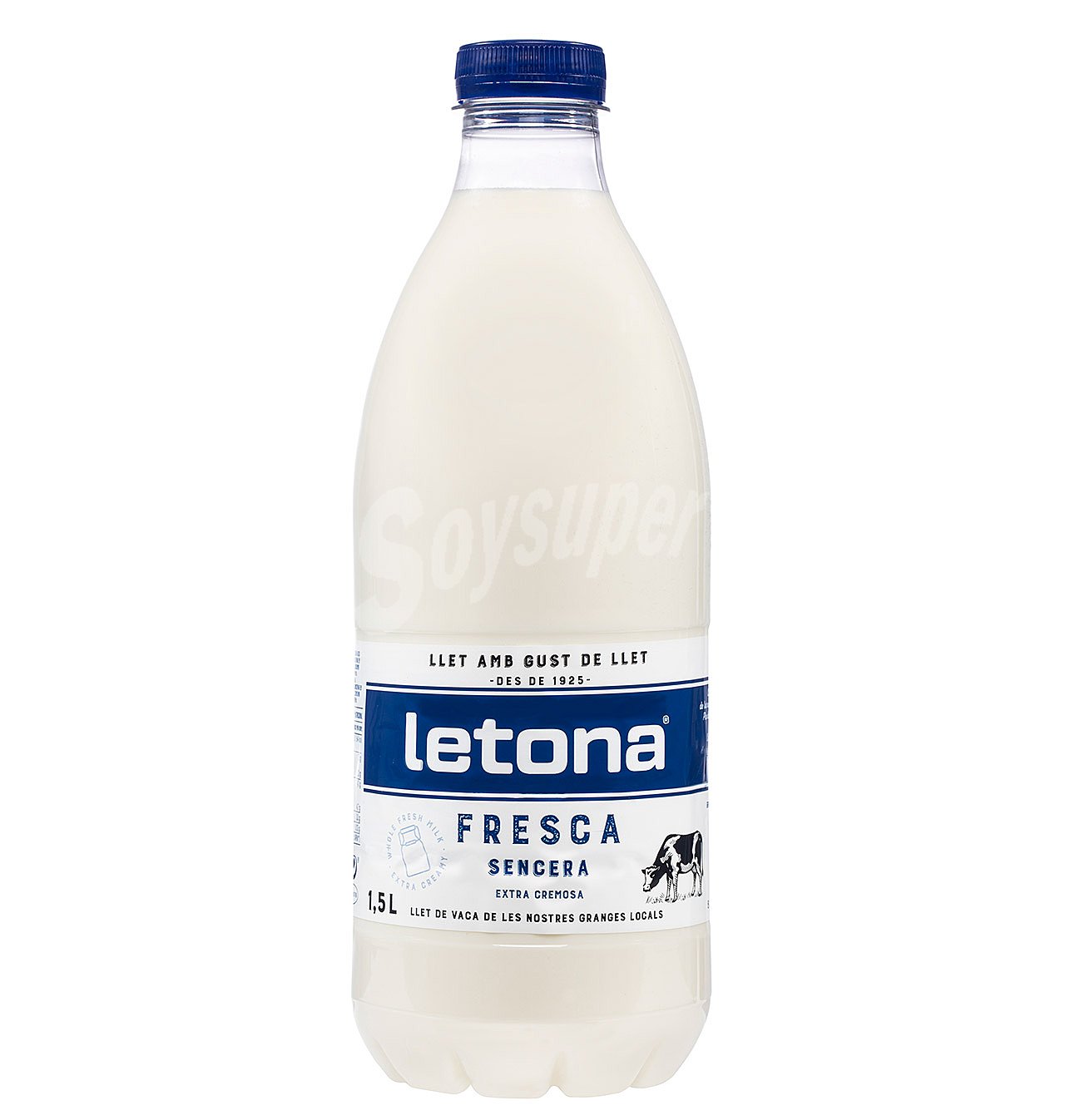 Leche entera fresca de vaca, extra cremosa