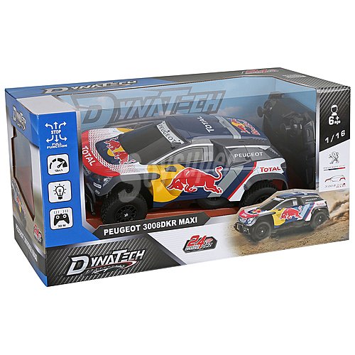 Coche de rally Peugeot 3008 DKR radicontrol, escala 1:16, hasta 12km/h, radiocontrol