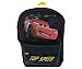 Mochila infantil con 2 compartimentos, color negro, estampado de la película de Disney, cars.