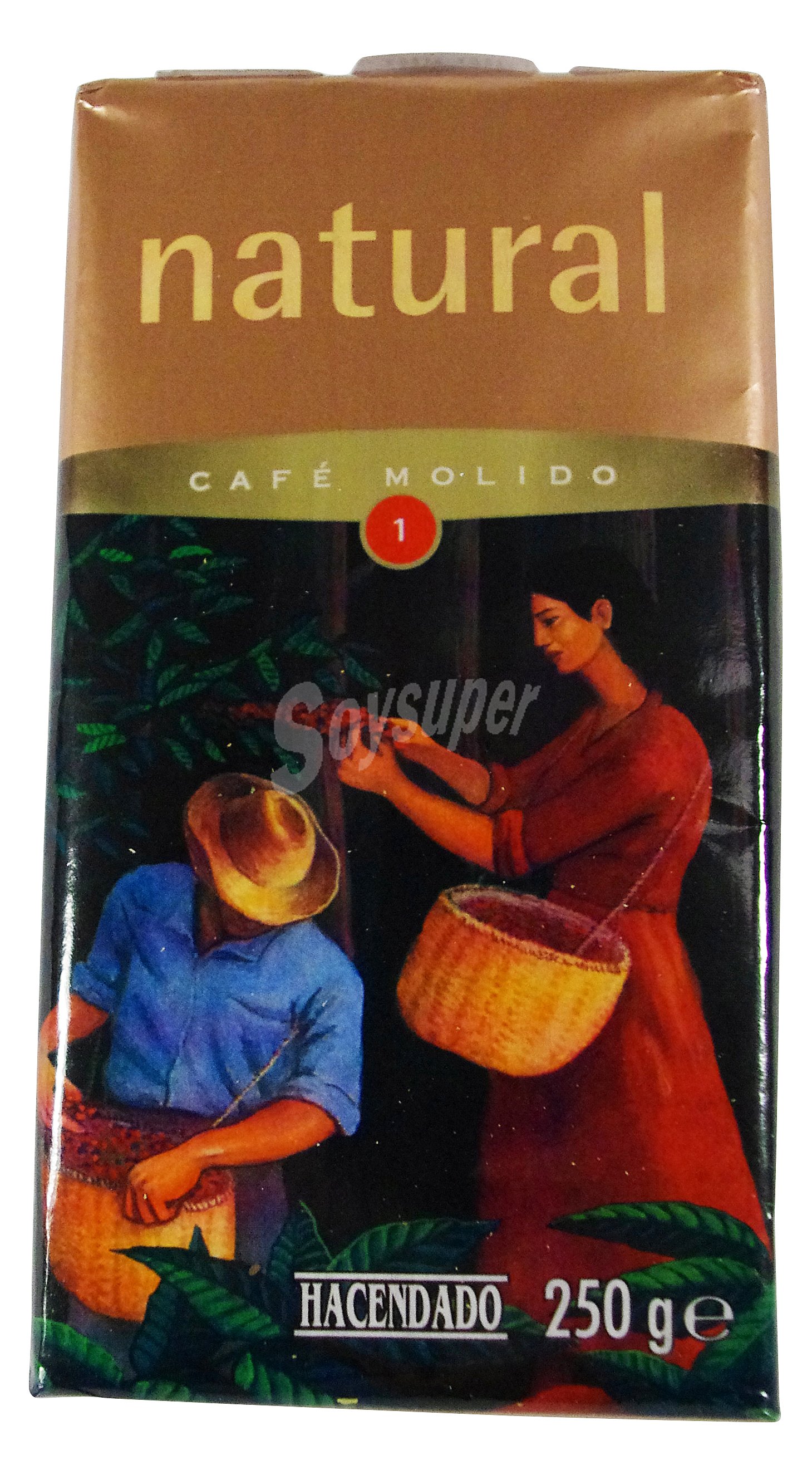 Cafe molido natural Nº 1 (suave Y aromatico)