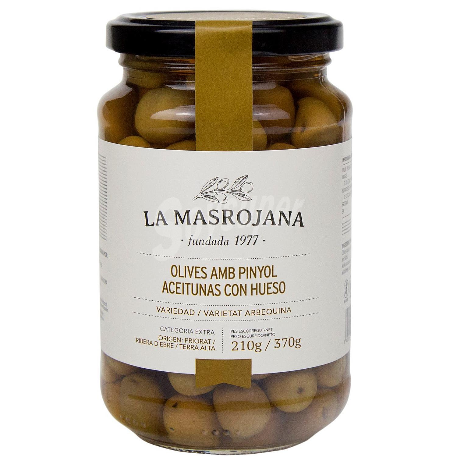 Aceitunas arbequinas LA masrojana