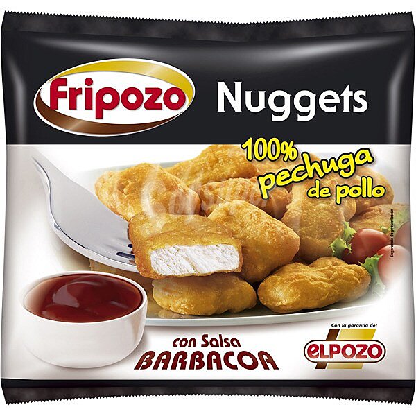 Nuggets de pollo con salsa barbacoa estuche 300 g