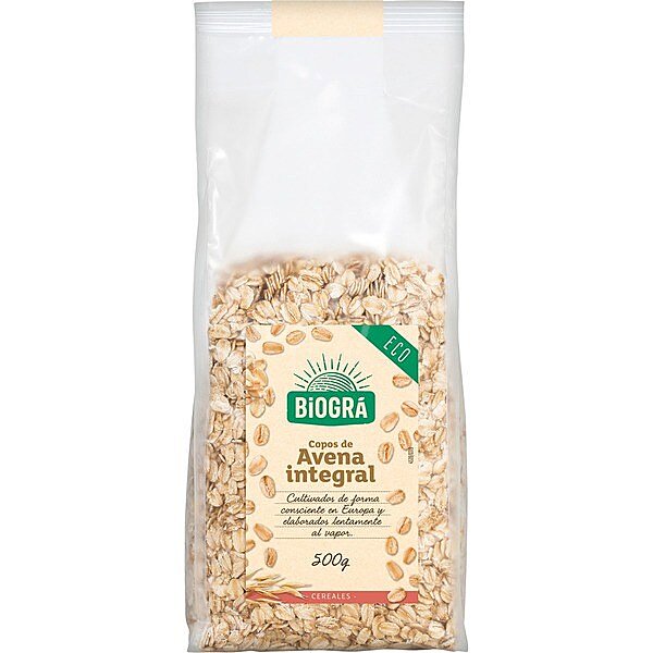 Copos de avena integral ecológica