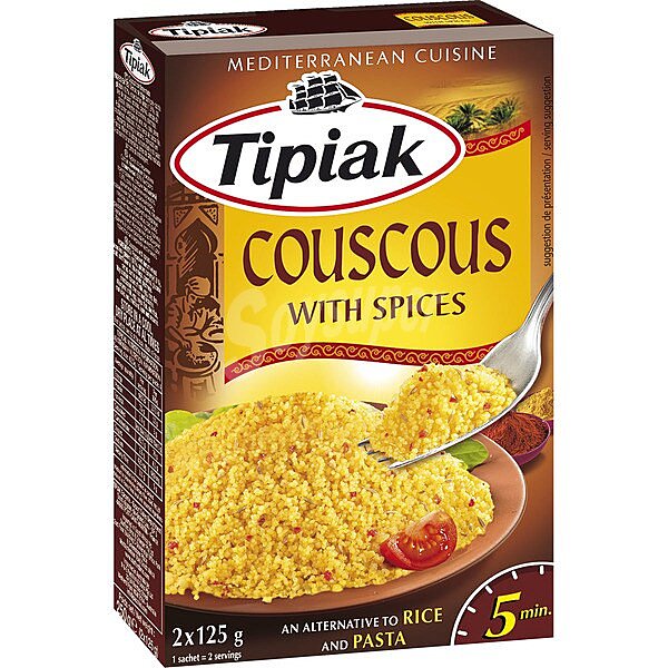 Couscous con especias