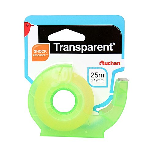 Cinta Adesiva Transparente + Dispensador 19mm X 25M alcampo