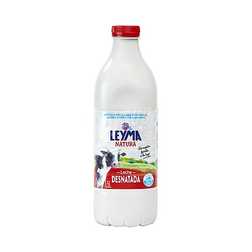 Leyma Leche de vaca desnatada de origen 100% gallega leyma Natura