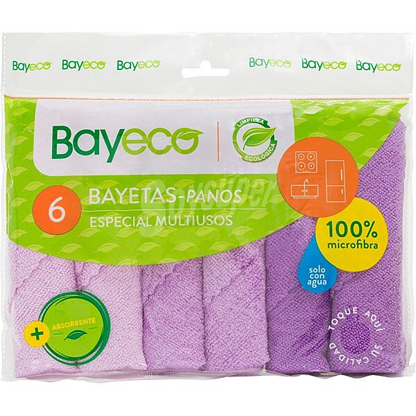 bayeta microfibra colores