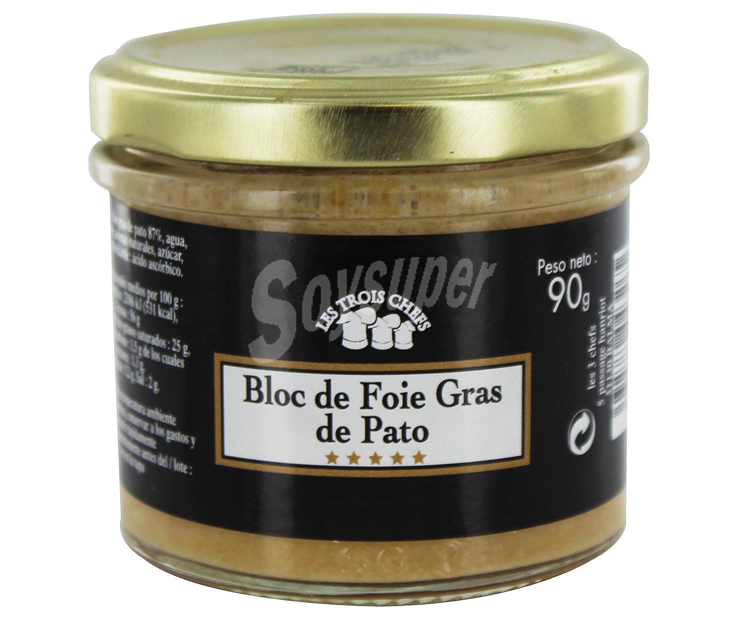 Les trois chefs Foie Gras de pato les trois chefs