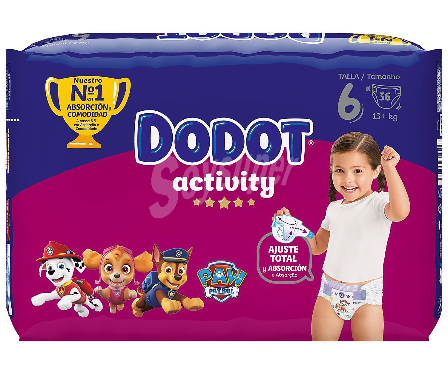 Dodot Pañales talla 6 para bebés de + de 13 kilogramos dodot Activity