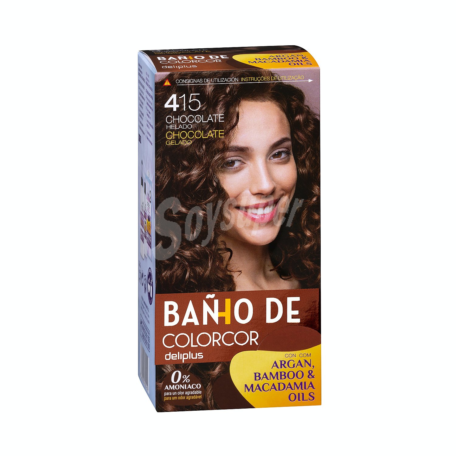 Tinte baño color Nº 415 chocolate helado