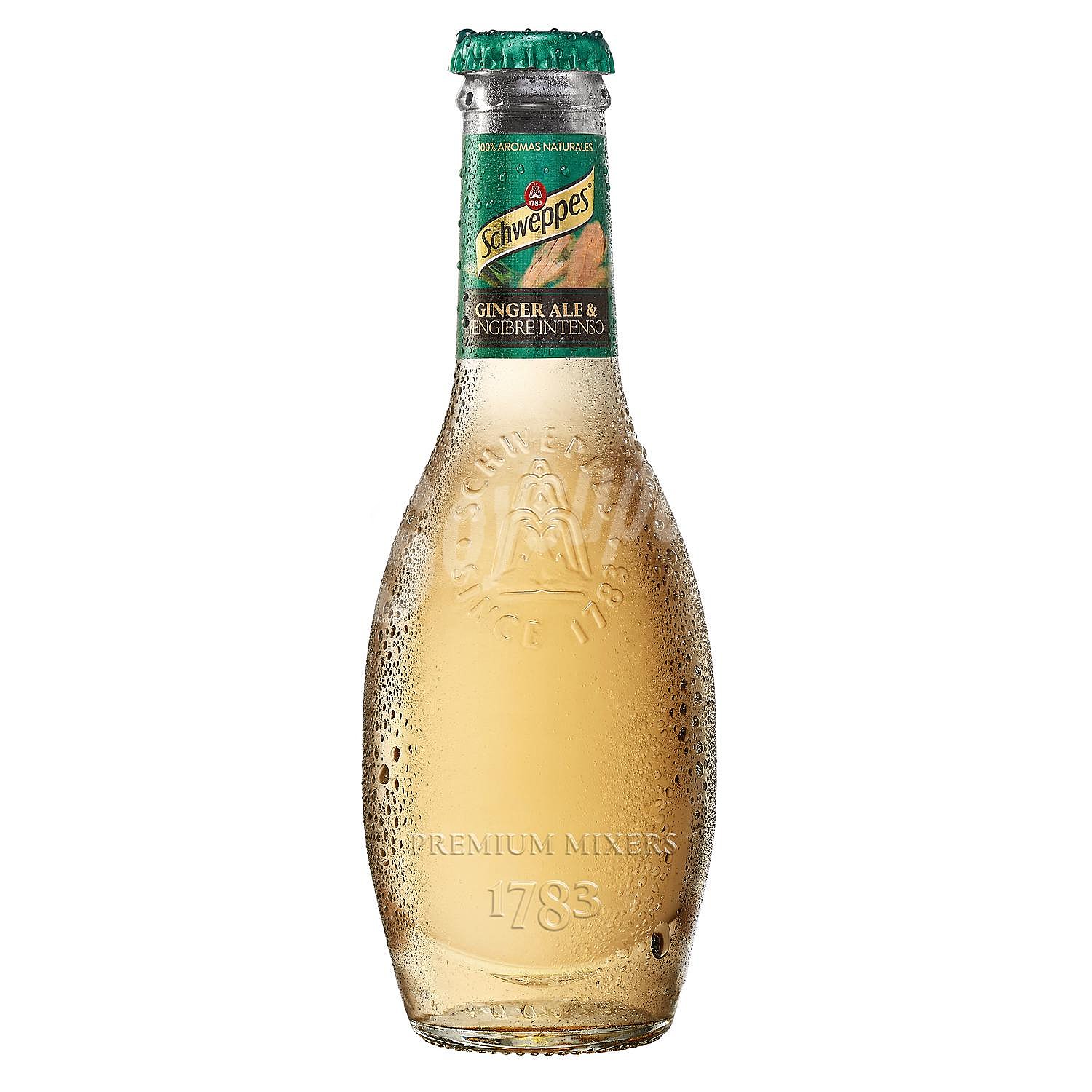 Tónica premium mixer ginger ale y jengibre intenso sheweppes