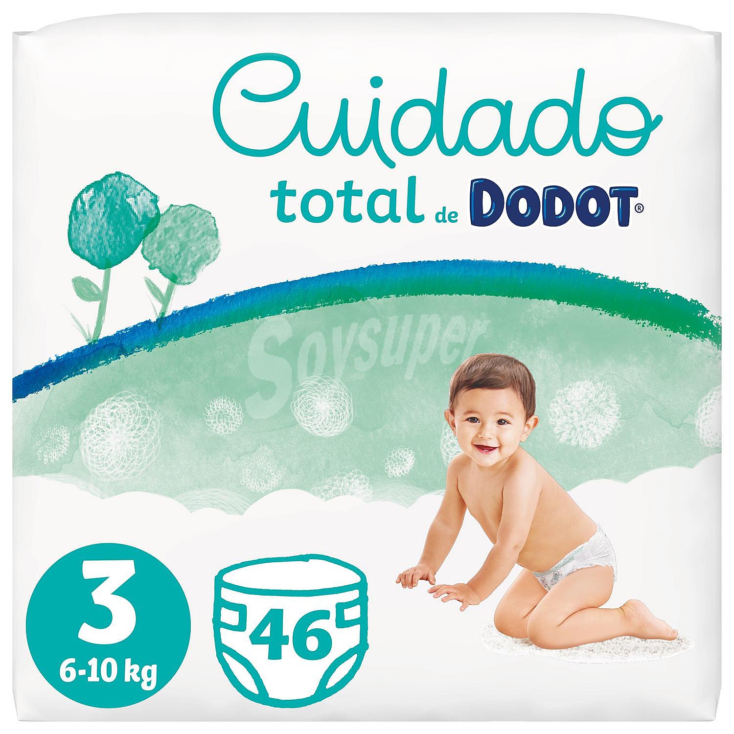 Pañales Dodot Cuidado Total T3 (6-10 kg)