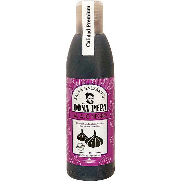 Doña pepa salsa balsámica al ajo negro