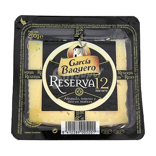 García baquero Queso mezcla curado reserva garcía baquero