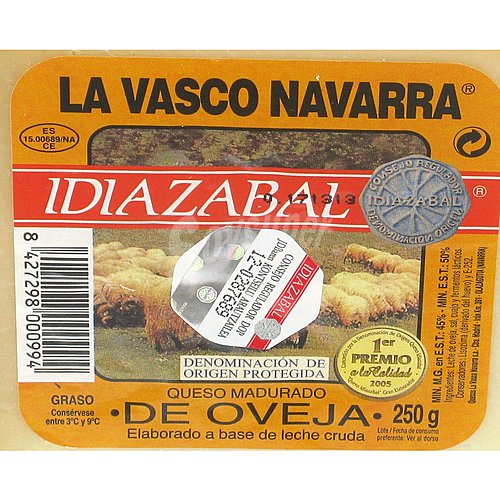 La vasco navarra Queso de oveja Idiazabal la vasco navarra