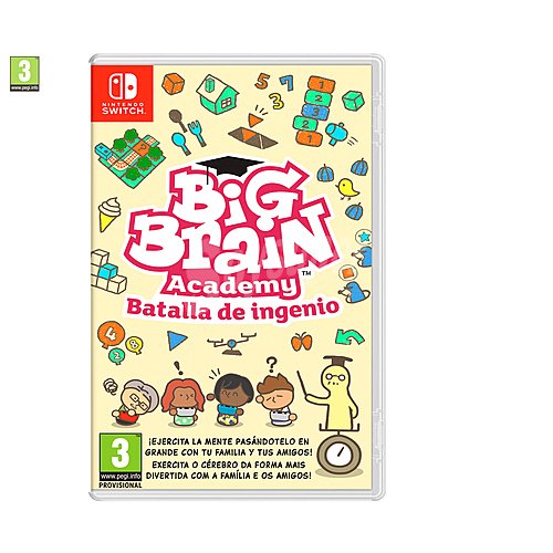 Big Brain Academy: Batalla de ingenio para Nintendo Switch. Género: minijuegos. pegi: +3