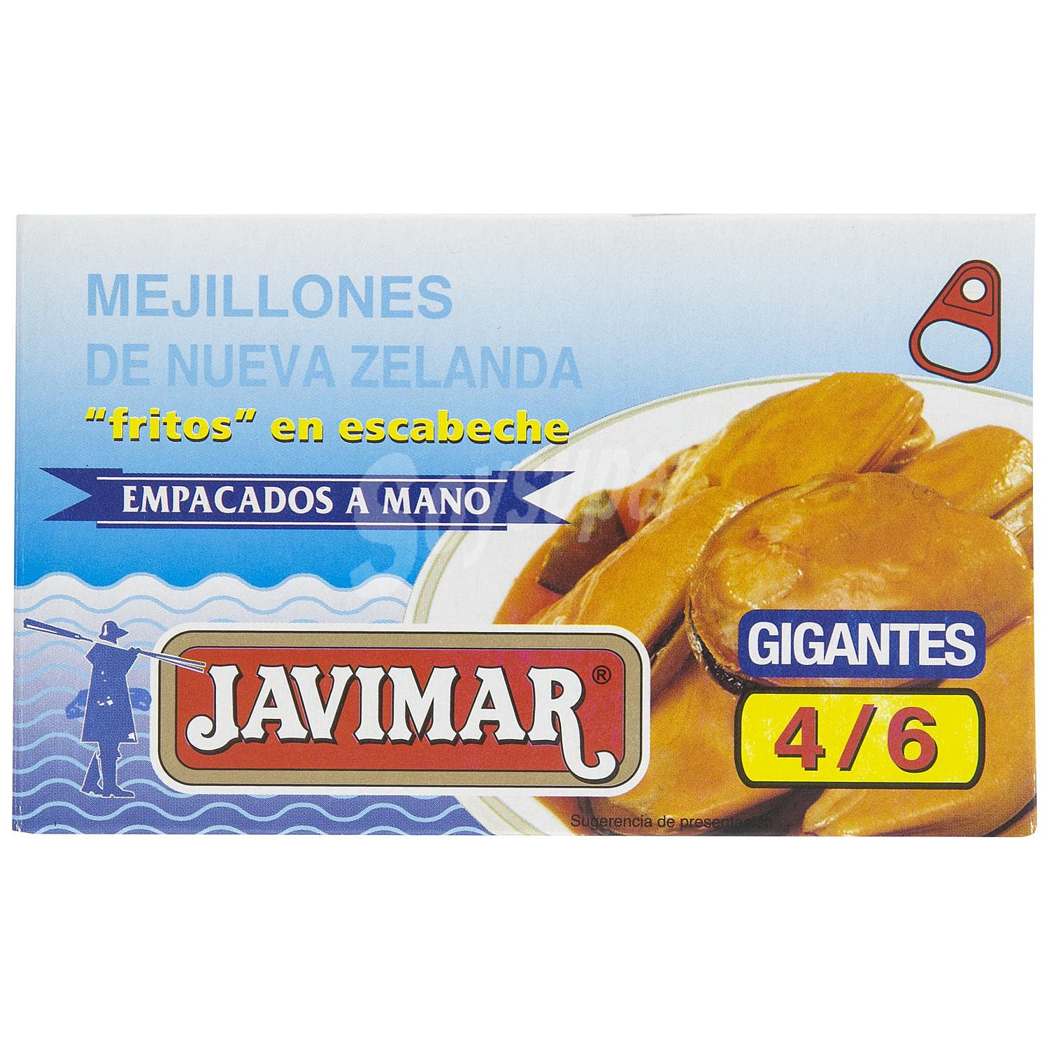 Mejillones en escabeche Javimar