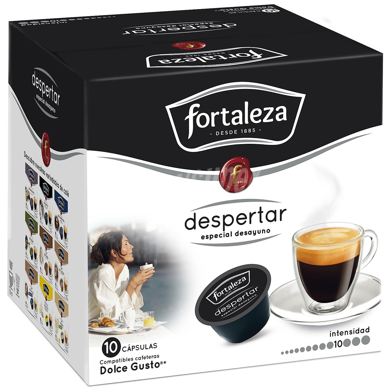 Café Despertar, Intensidad 10, en cápsulas compatibles con Dolce Gusto