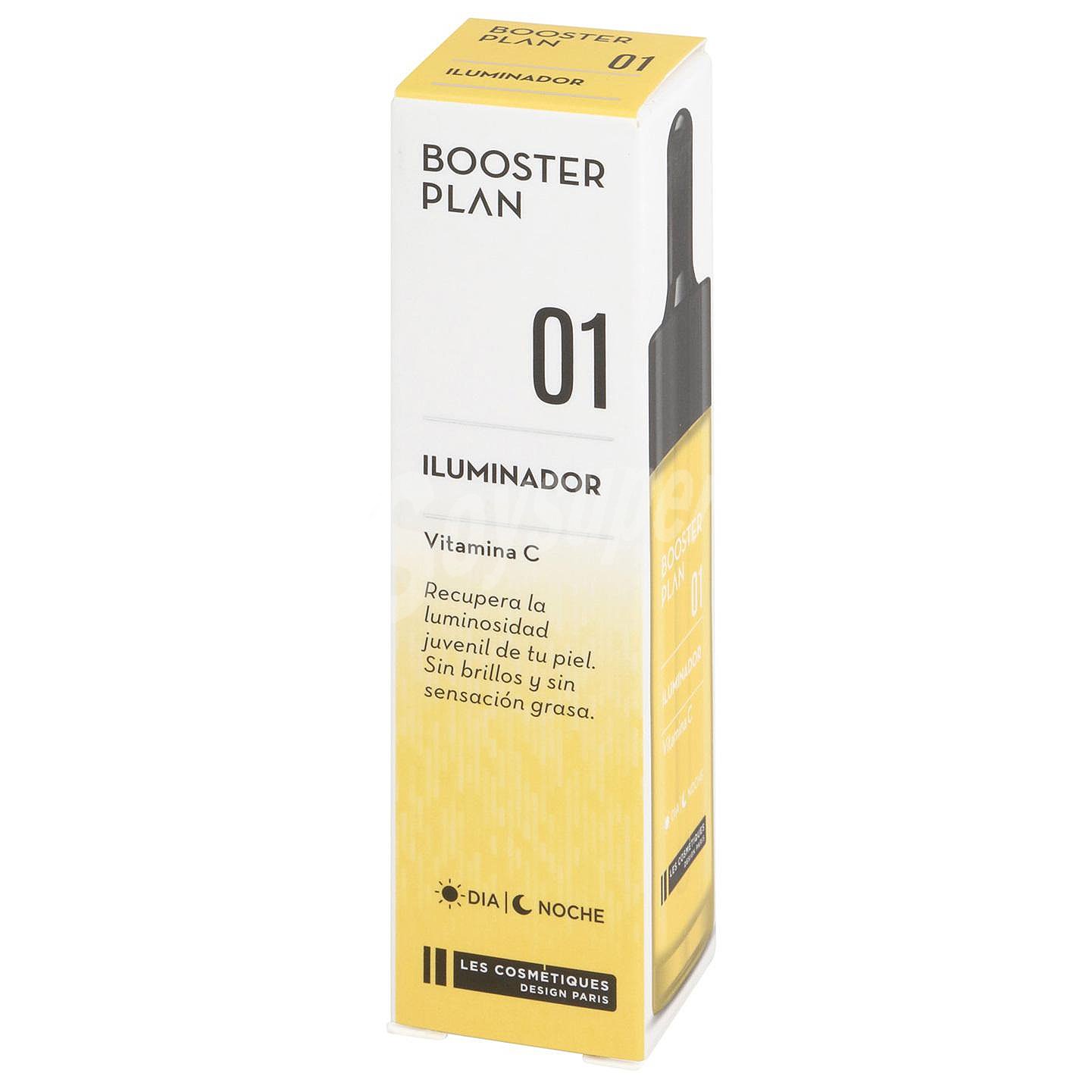 Booster 01 iluminador vitamina C Les Cosmetiques Booster Plan