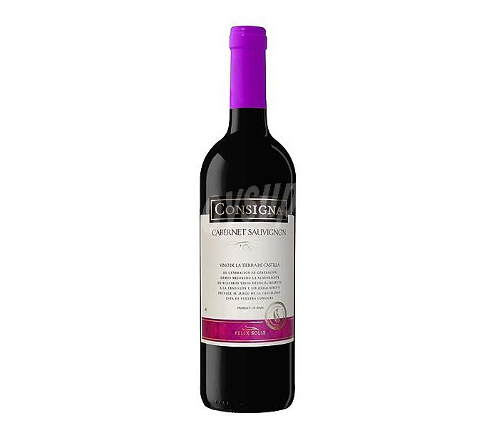 Vino Tinto Cabernet Sauvignon De La Tierra