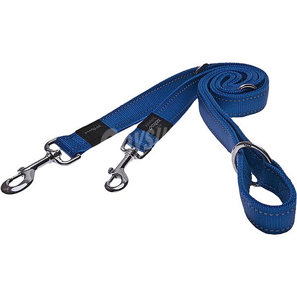 Correa para perros Fanbelt multifunción azul marino 2x130-160 cm