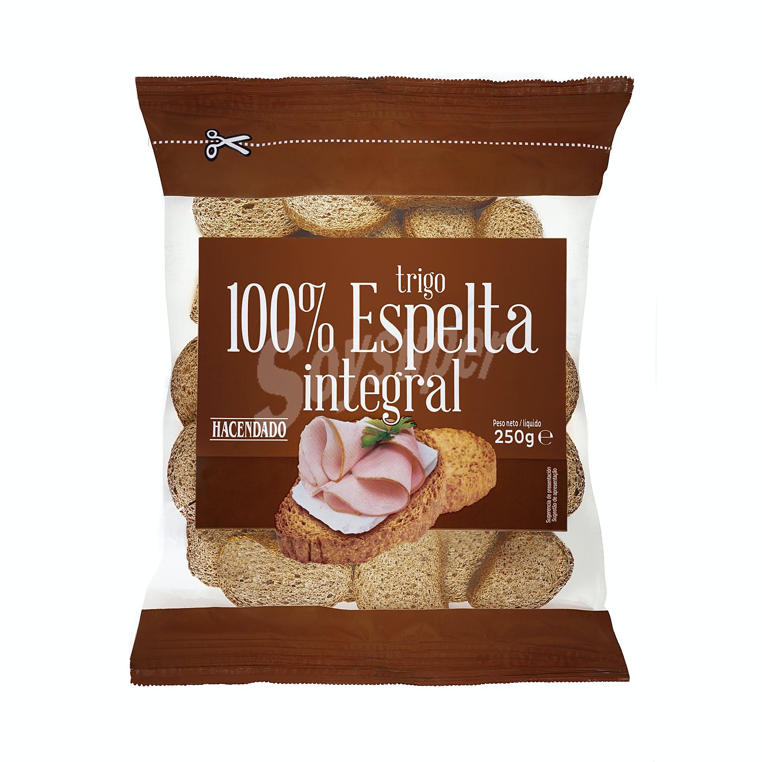 Pan tostado 100% espelta integral