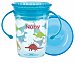 Taza con dos asas, azul, 240ml, nuby.