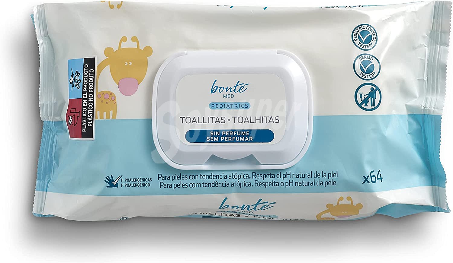 Toallitas para bebés con tendencia atópica Bonté Med