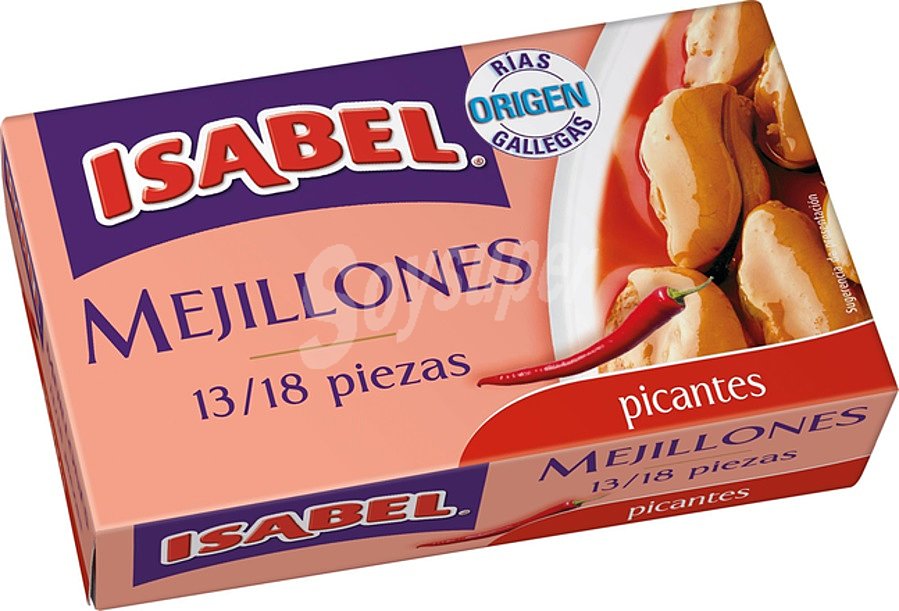 Mejillones picantes 13/18 piezas