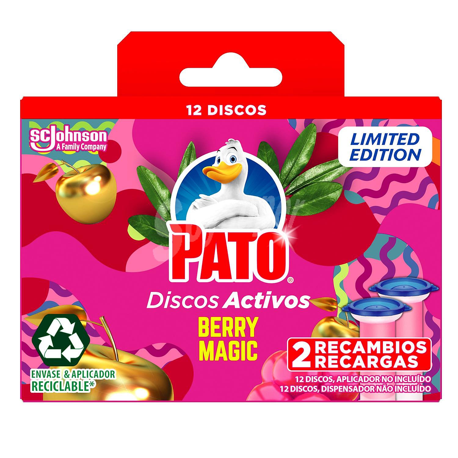 Discos WC berry Pato