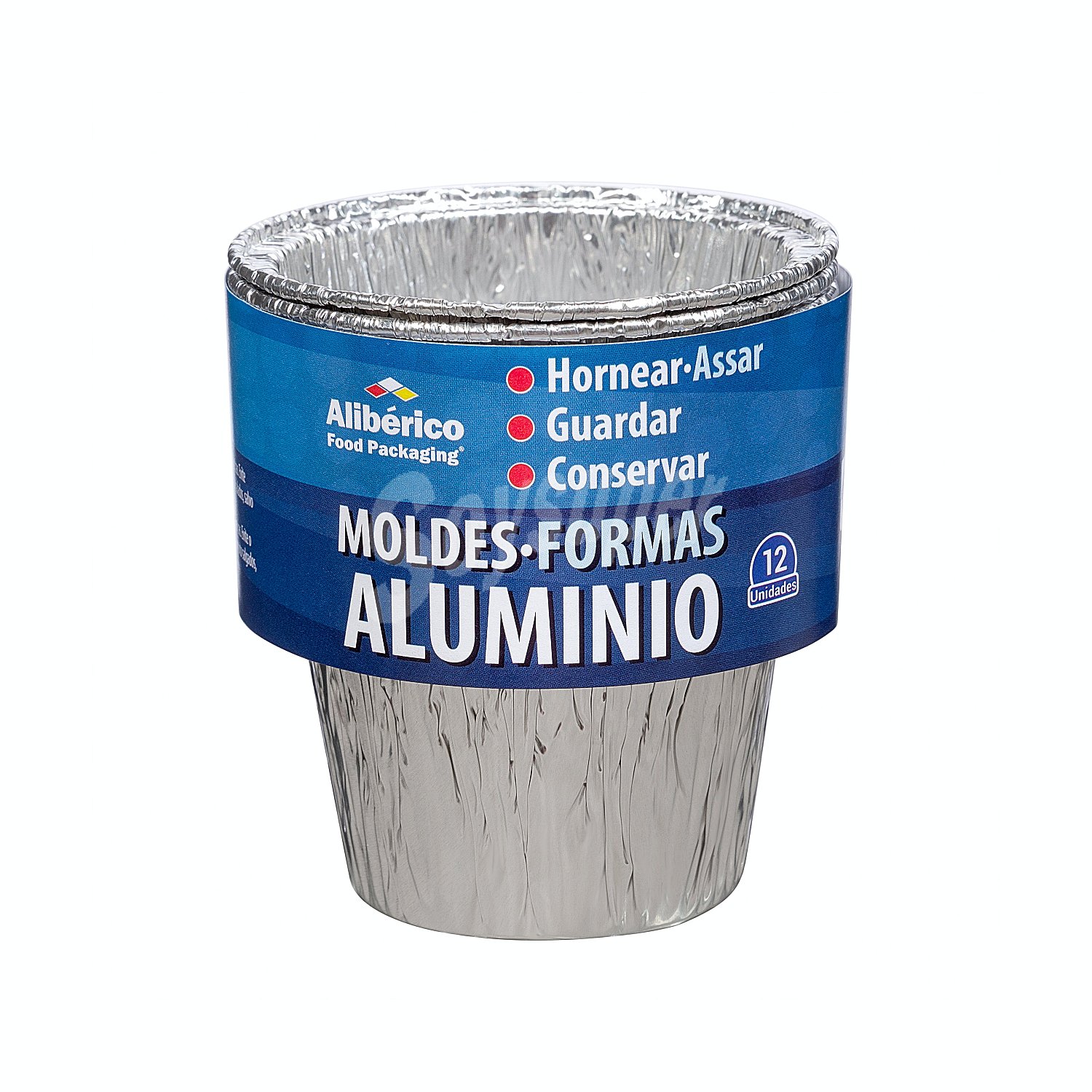 Molde desechable aluminio flan