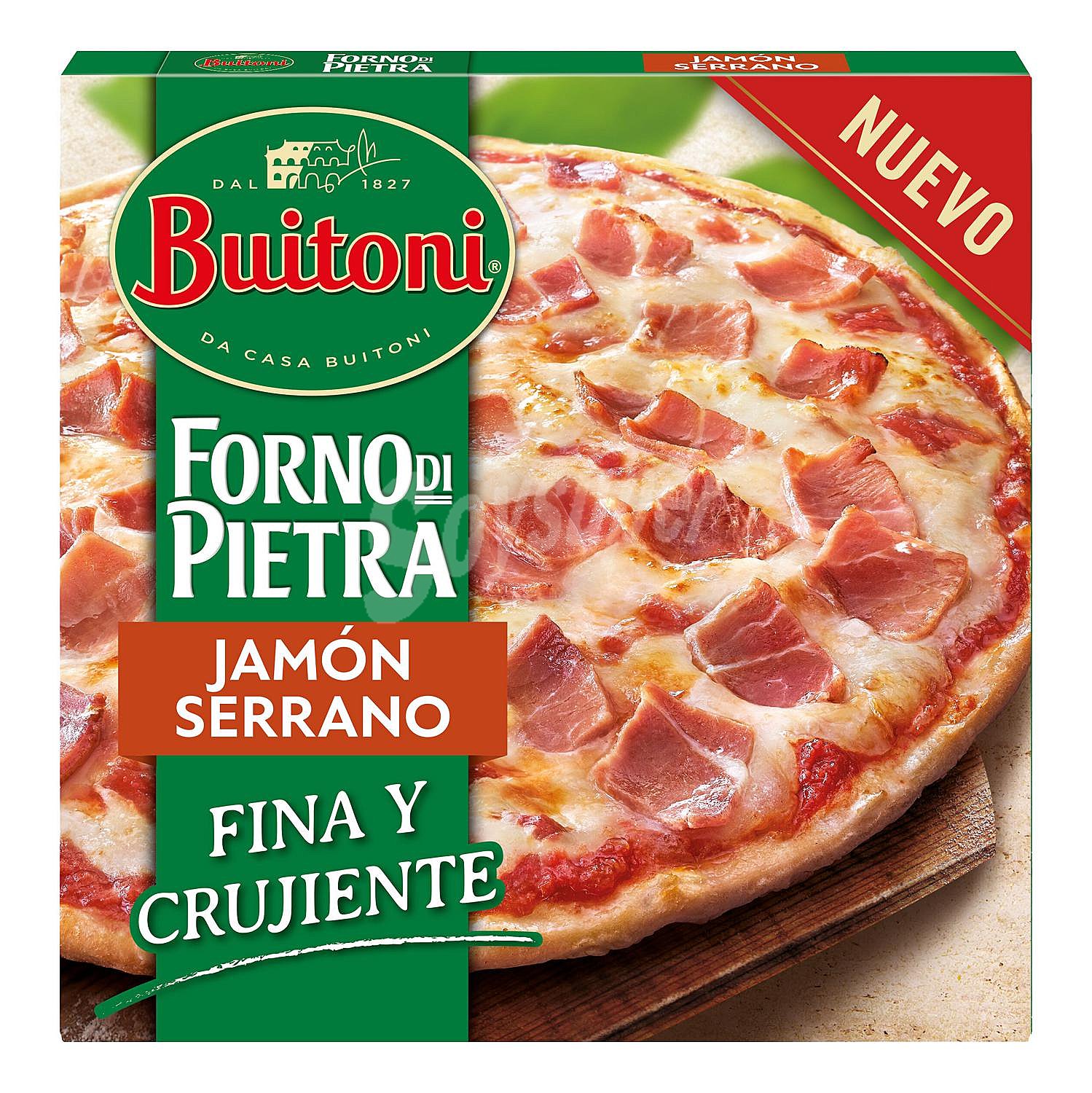 Pizza forno di pietra jamon serrano