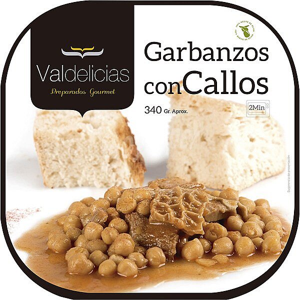 Garbanzos con callos