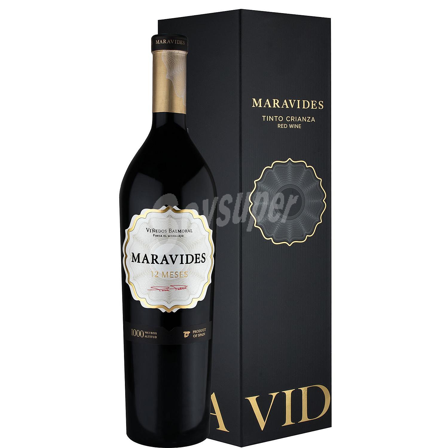 Vino tinto reserva Maravides V.T. Castilla