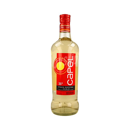 Capel Pisco especial (aguardiente típico de Chile) 100% uva capel