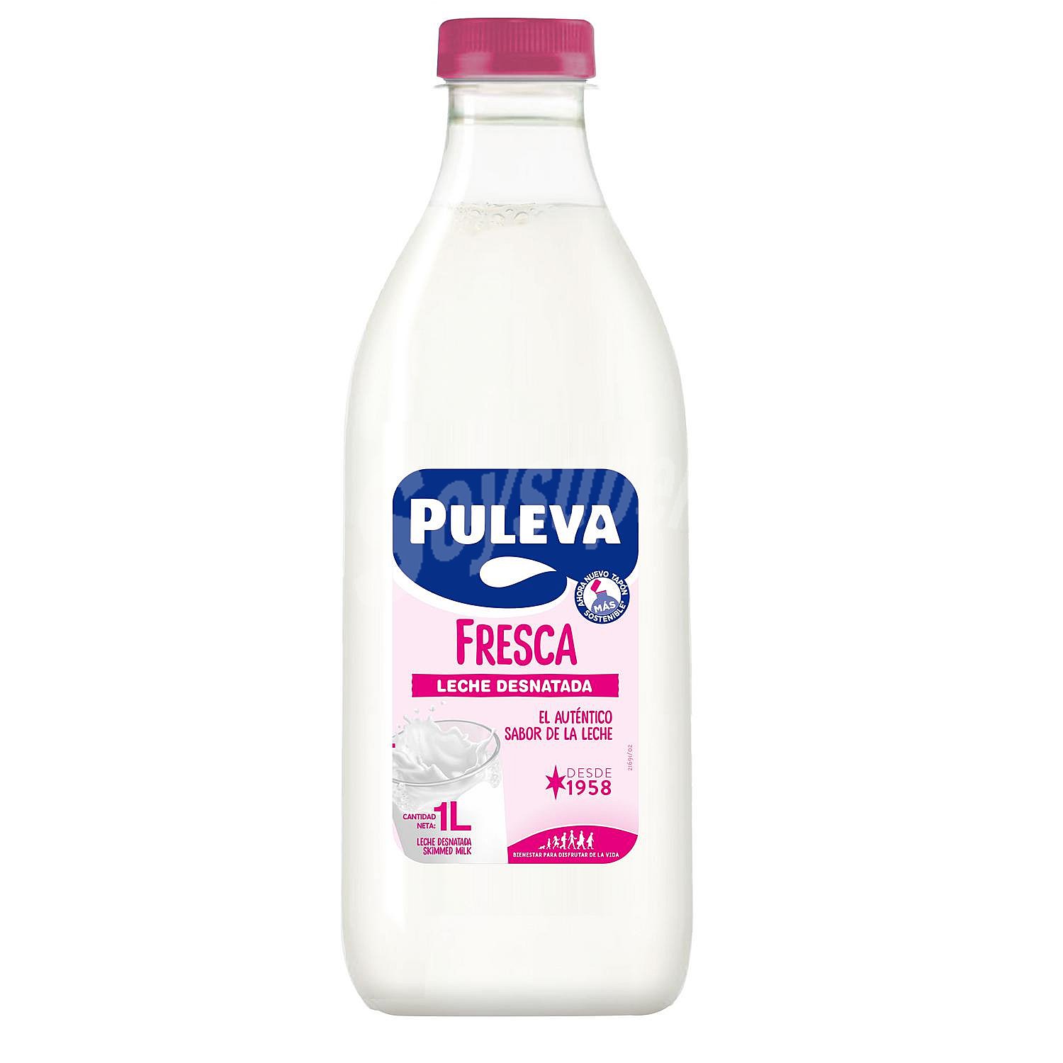 Leche desnatada fresca Puleva