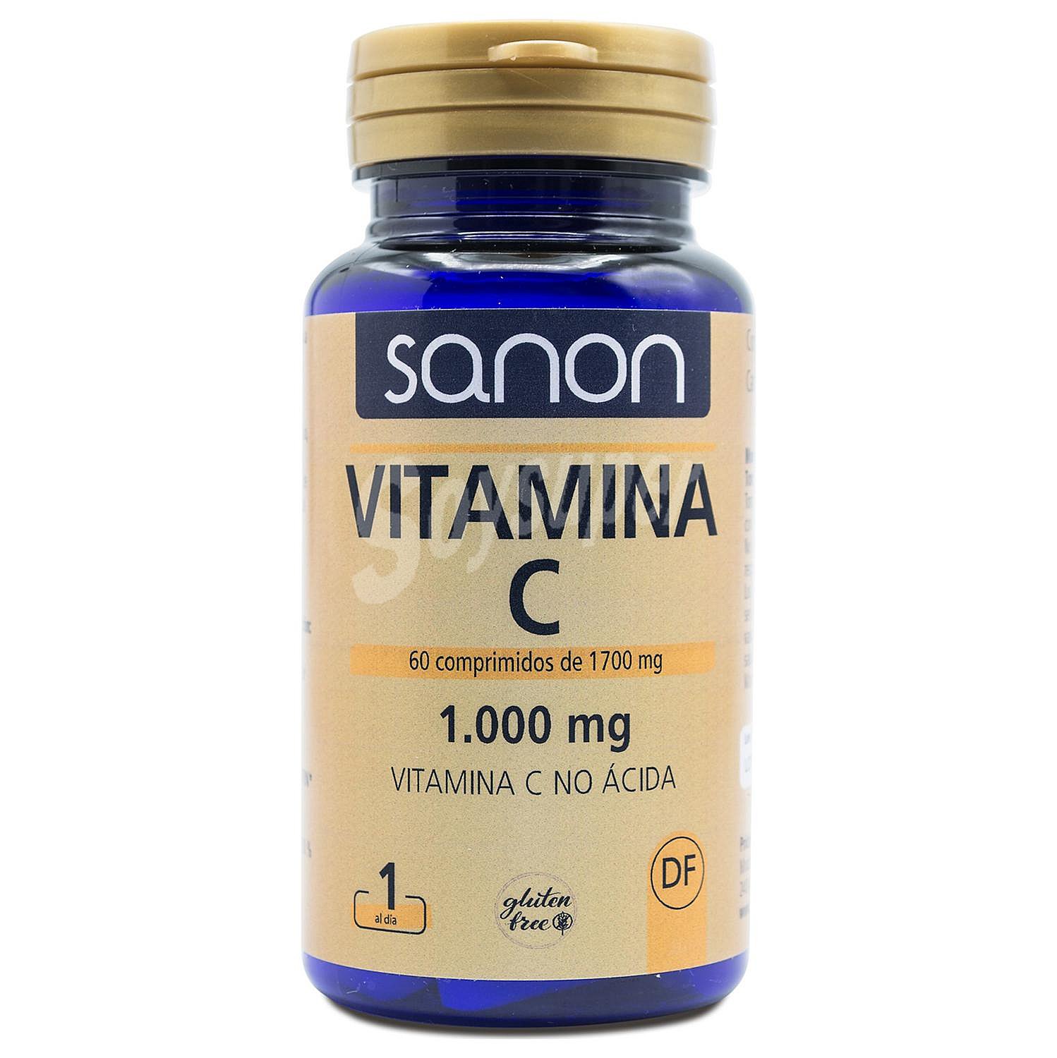 Vitamina C comprimidos Sanon sin gluten