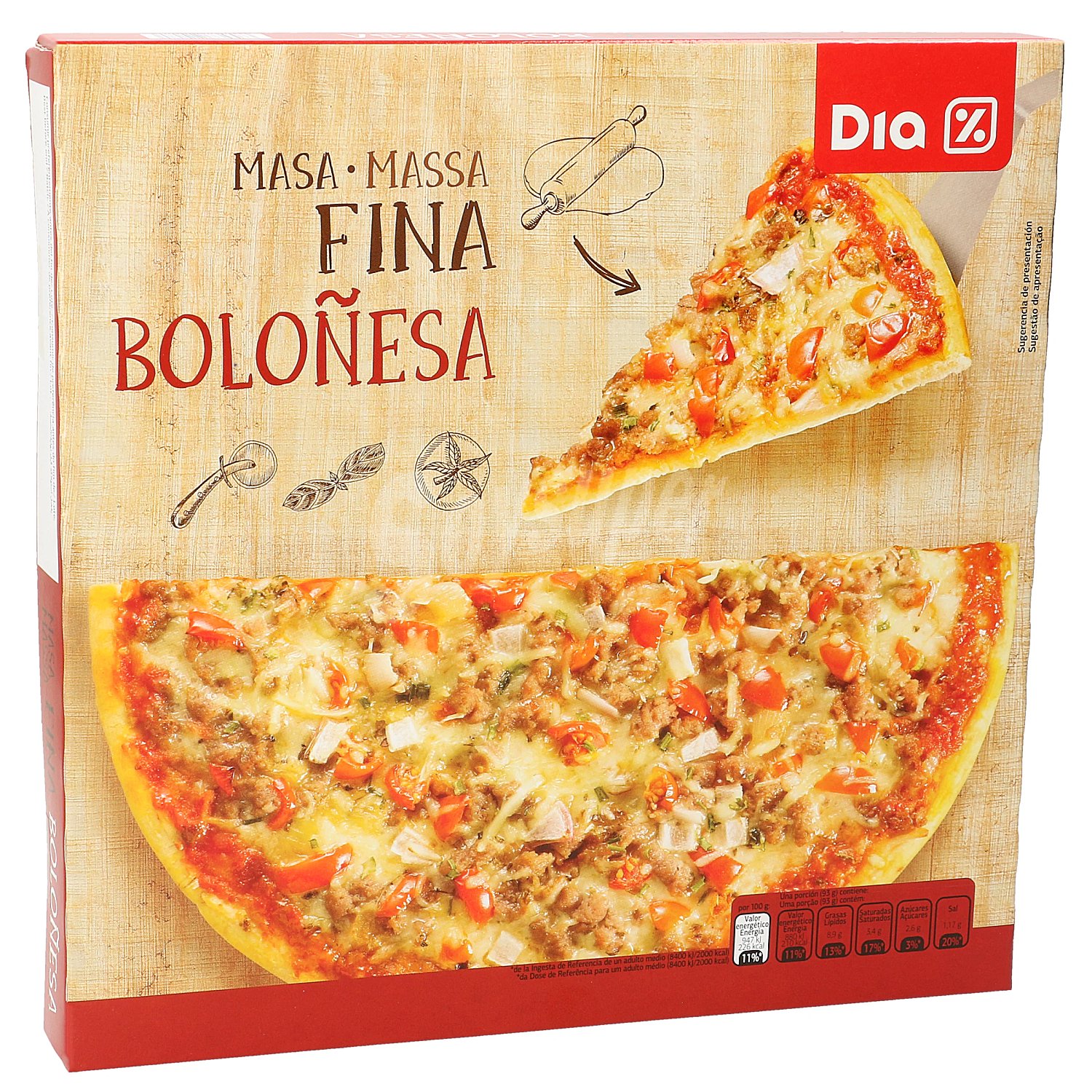 Pizza boloñesa Al Punto