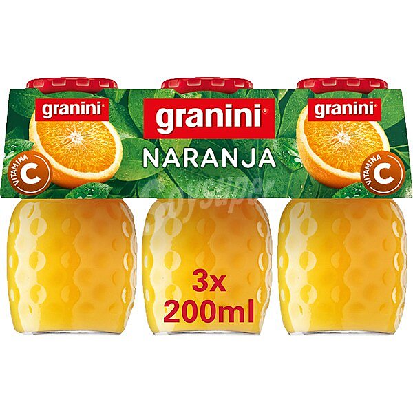 Néctar de naranja vidrio