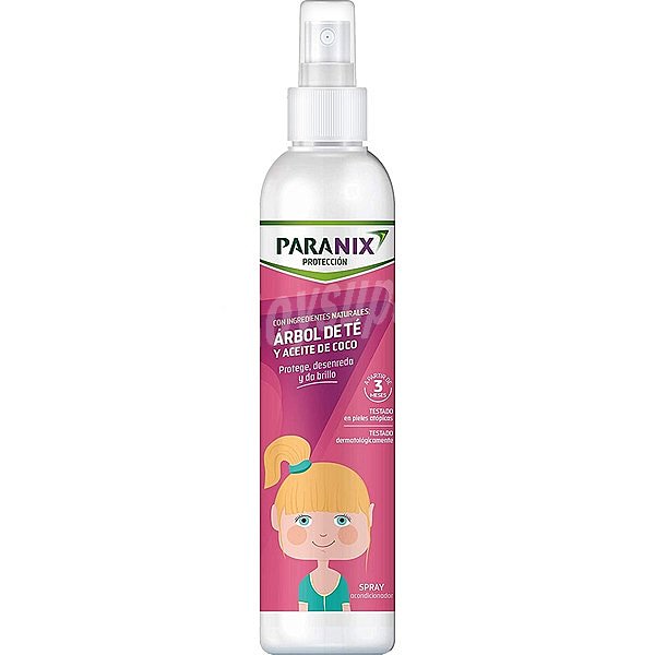 Spray acondicionador anti piojos, especial niñas a partir de 3 meses