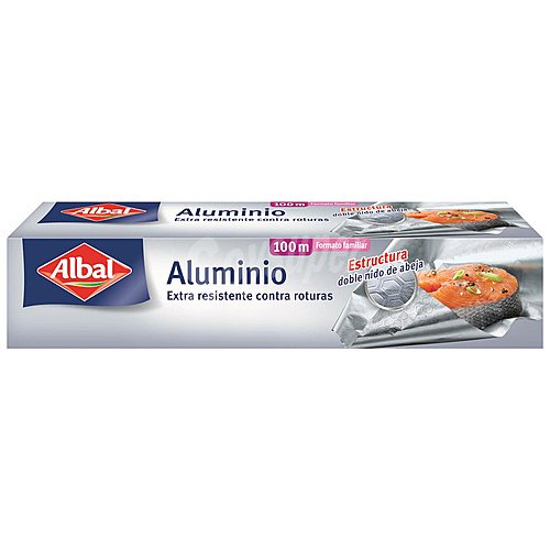 Albal Papel aluminio extra resistente albal 100 mts