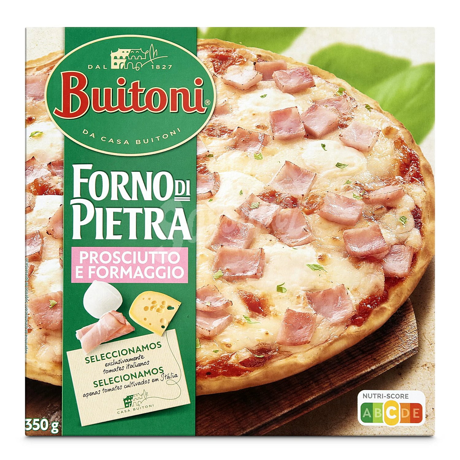 Forno di pietra pizza jamón y queso