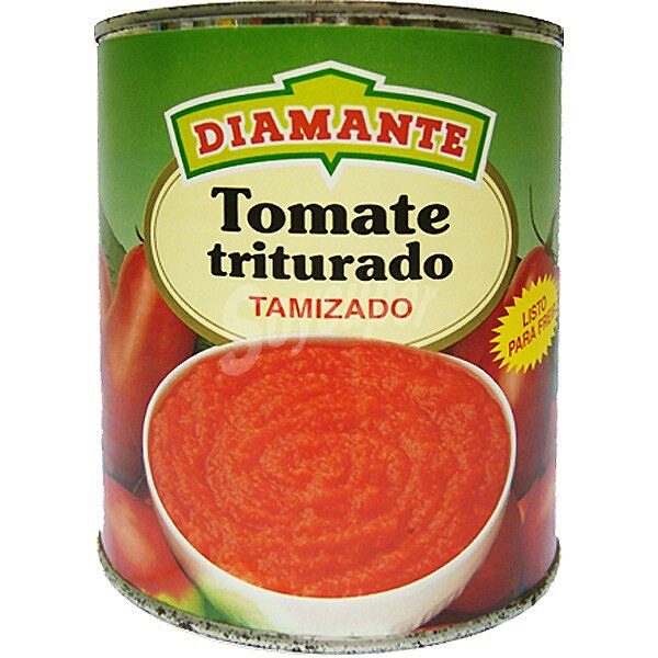 Tomate al natural triturado tamizado