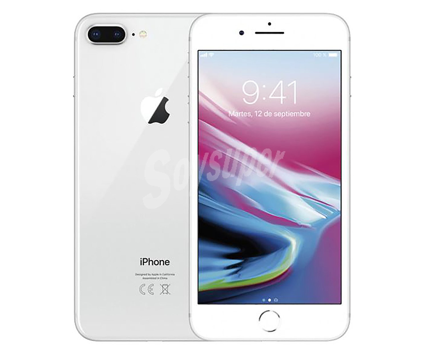 Smartphone 13.97cm (5,5") iphone 8 Plus plata (reacondicionado), Chip A11 Bionic, 256GB, 12Mpx, vídeo en , iOS 11 iphone 8 Plus 256GB